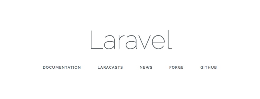 Fig 3: The Laravel 5.4 splash screen that is shown once successfully installed