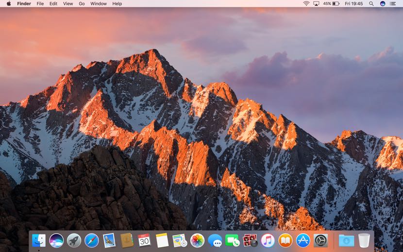 Retina MacBook Pro with a fresh install of macOS