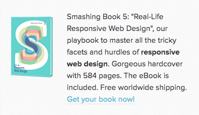 Fig 1: Screenshot of the author component on the Smashing Magazine website.